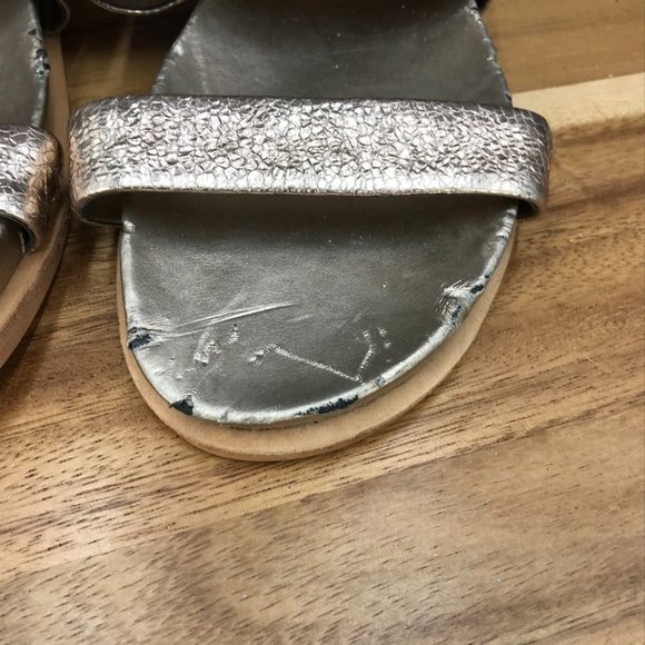 Vince Camuto Pink Metallic Slides Slip On Sandals Womens Size 7 B - Picture 3 of 11